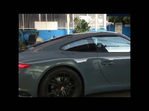 Porsche 911 tinted with 70% 3m crystalline