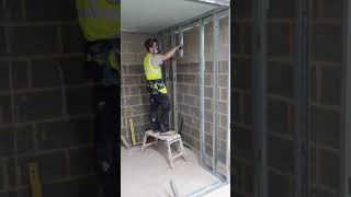Tommy Falco Dry Walling Apprentice Competing in Skillbuild 2021
