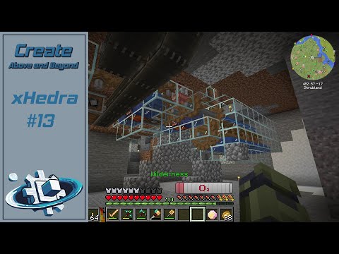 Create Above and Beyond E13 TIMELAPSE Nether Vines and some base fixups