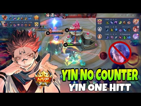 YIN ONLY HARAPAN ORTU - YIN HYPER VS NOLAN HYPER -YIN ONE HITT -  BEST BUILD YIN 2024 ~ mlbb