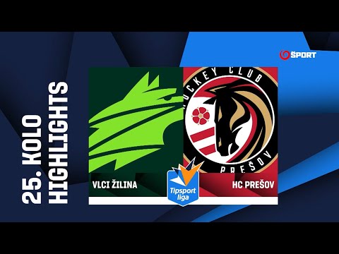 25. kolo: Vlci Žilina - HC Prešov 2:3 pp (0:1, 2:1, 0:0 - 0:1)
