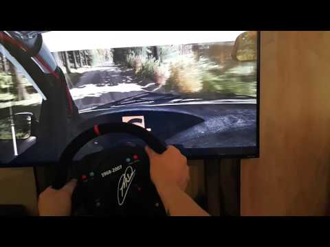 Dirt rally xbox one gameplay with wheel