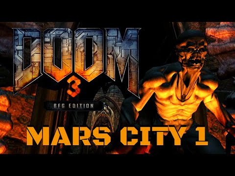 Doom 3 BFG Edition (100%) Walkthrough (Area 1: Mars City 1)