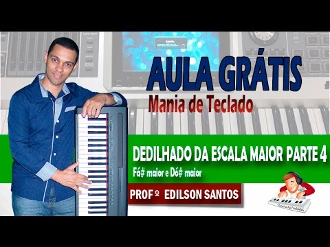 Aula de Teclado/Piano 04 - Escala de Fá# Maior e Dó# Maior com dedilhado