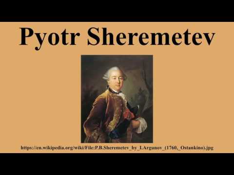 Pyotr Sheremetev