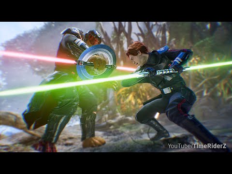 Star Wars Jedi Fallen Order - Ninth Sister boss fight (No damage/Grandmaster)