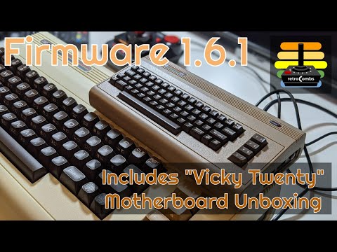 TheC64 and TheVIC20 Firmware Upgrade to 1.6.1 and a Vicky Twenty Motherboard Unboxing #theC64