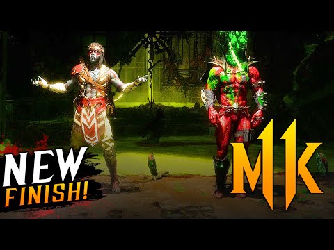 Mortal Kombat 11 - NEW Nightwolf Brutality "May I Axe You A Question" (Kombat League Season 29)