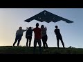 B-2 BOMBERS Fairford 2019 with low and loud overhead passes 4K