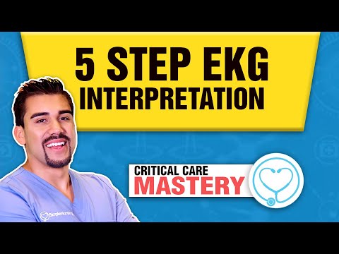EKG Rhythms | 5-Step Interpretation | Easy How To