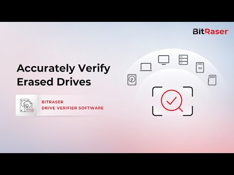 BitRaser Drive Verifier Walkthrough