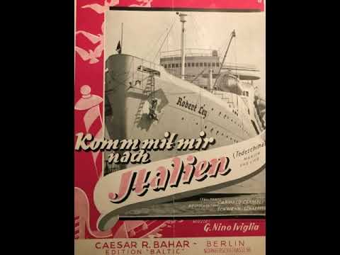 Hans Carste Orch., Schuricke-Terzett, Komm mit mir nach Italien (Tedeschina),Marschfox,Berlin, 1939