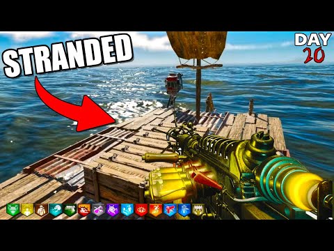 COD Zombies but I'm STRANDED on a RAFT (Black Ops 3)