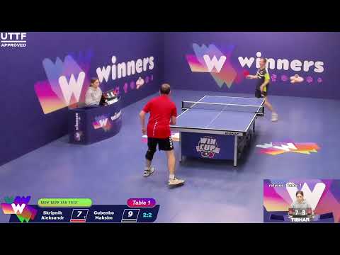 WINners CUP table 1 07.01 Skripnik Aleksandr - Gubenko Maksim 19:00