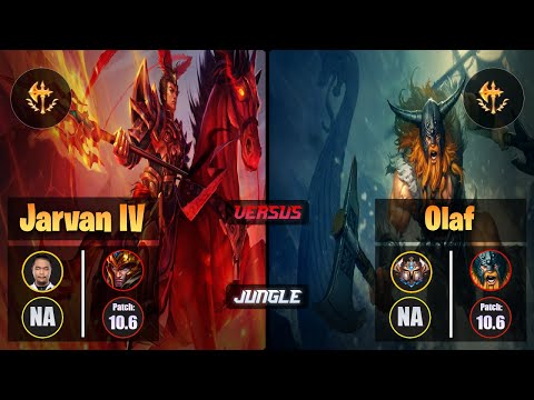 Impact JARVAN IV (Jungle) [Conqueror] VS OLAF - Challenger NA Patch 10.6