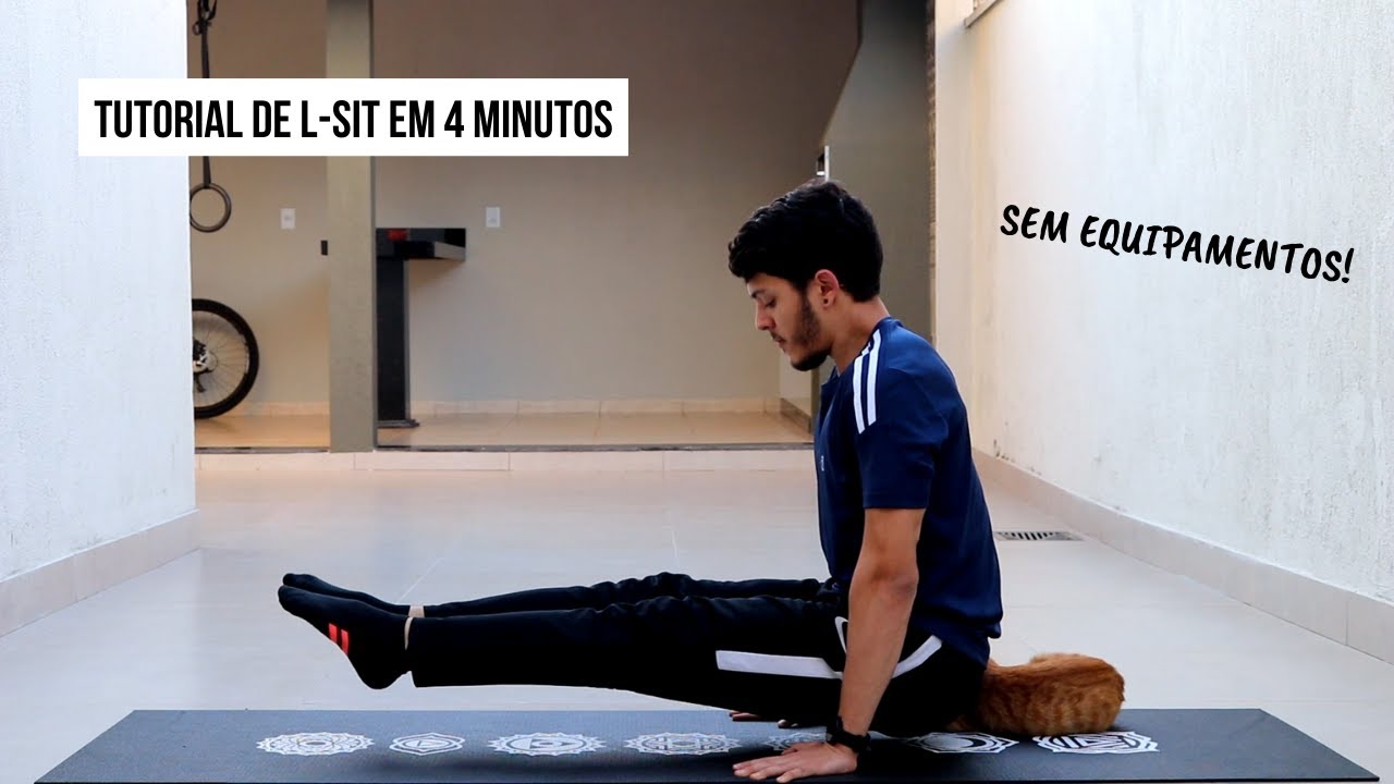 Tutorial de L-Sit em 4 minutos | SEM EQUIPAMENTOS