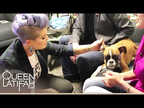 Kelly Osbourne Visits Duncan The Dog | The Queen Latifah Show