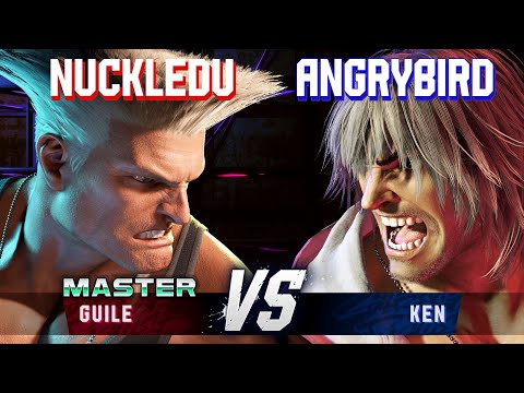 SF6 ▰ NUCKLEDU (Guile) vs ANGRYBIRD (Ken) ▰ High Level Gameplay