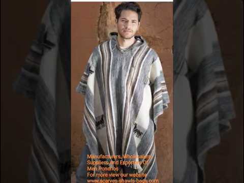 Custom cotton ponchos