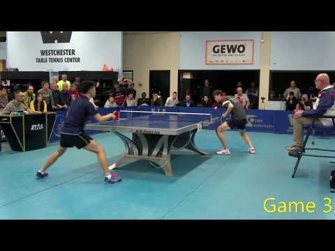 Westchester Table Tennis Center January 2020 Open Singles Final  - Sheng Xi vs Kai Zhang