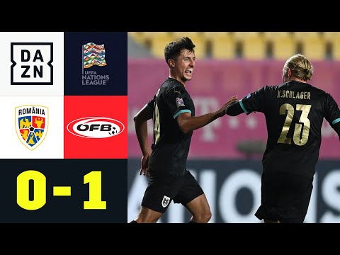Schalker Schöpf schießt Österreich zum Sieg: Rumänien - Österreich 0:1 | UEFA Nations League | DAZN