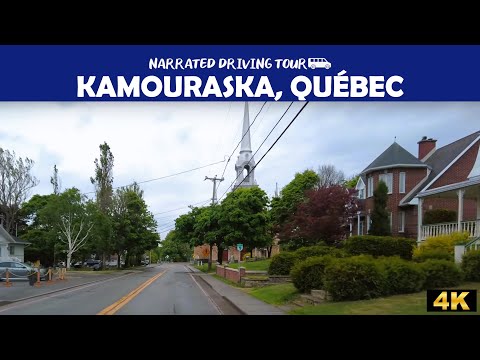 ⚜️ 🌧️ Kamouraska, Québec 🇨🇦 🌫️ 4K Drive - Rainy