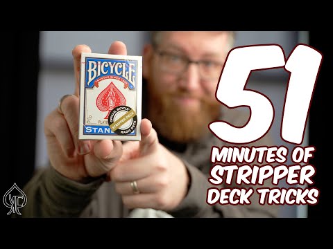 51 minutes of stripper deck magic trick tutorials