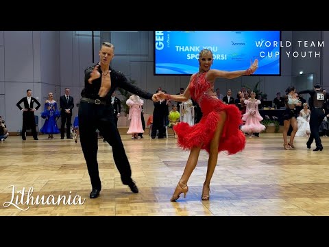 World Team Cup Youth - Kristupas Mlinskas & Liepa Rudnickaite (LTU)  [Rumba] Lithuania - GOC 2023