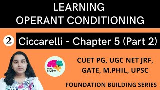 PSYCHOLOGY: Ciccarelli Chapter 5 | Part 2 |  OPERANT CONDITIONING  | Mind Review