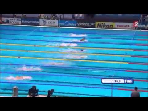 [FRANCE 2] Natation Barcelone 2013 Relais 4x100m 4 nages