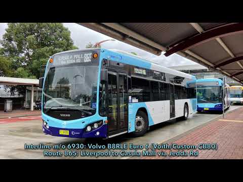 Interline m/o 6930: Volvo B8RLE Euro 6 (Voith/Custom CB80)