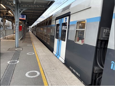 4K | RER D Melun à Maisons-Alfort - Alfortville en Z20500 IDFM