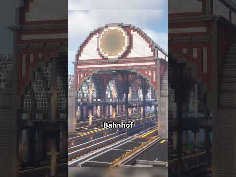 World record: 70,000 stones mined for the train station | Minecraft's longest railway line