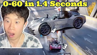 TINY SINGLE SEAT CAR DRIVING TEST: 0-60 MPH IN 1.4 SECONDS??? | Asphalt Legends Unite