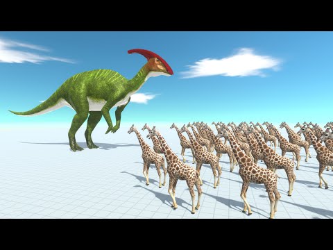 GIANT PARASAUROLOPHUS vs UNITS - Animal Revolt Battle Simulator