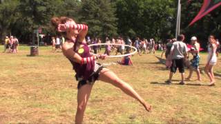 EXCLUSIVE, Karma Jane Shpongle Hula Hooping Performer  Live at Electric Forest Festival by itsVids