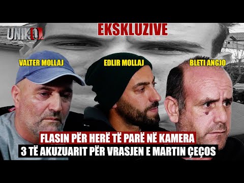 Uniko - Ekskluzive / Flasin për herë të parë në kamera 3 të akuzuarit për vrasjen e Martin Çeços
