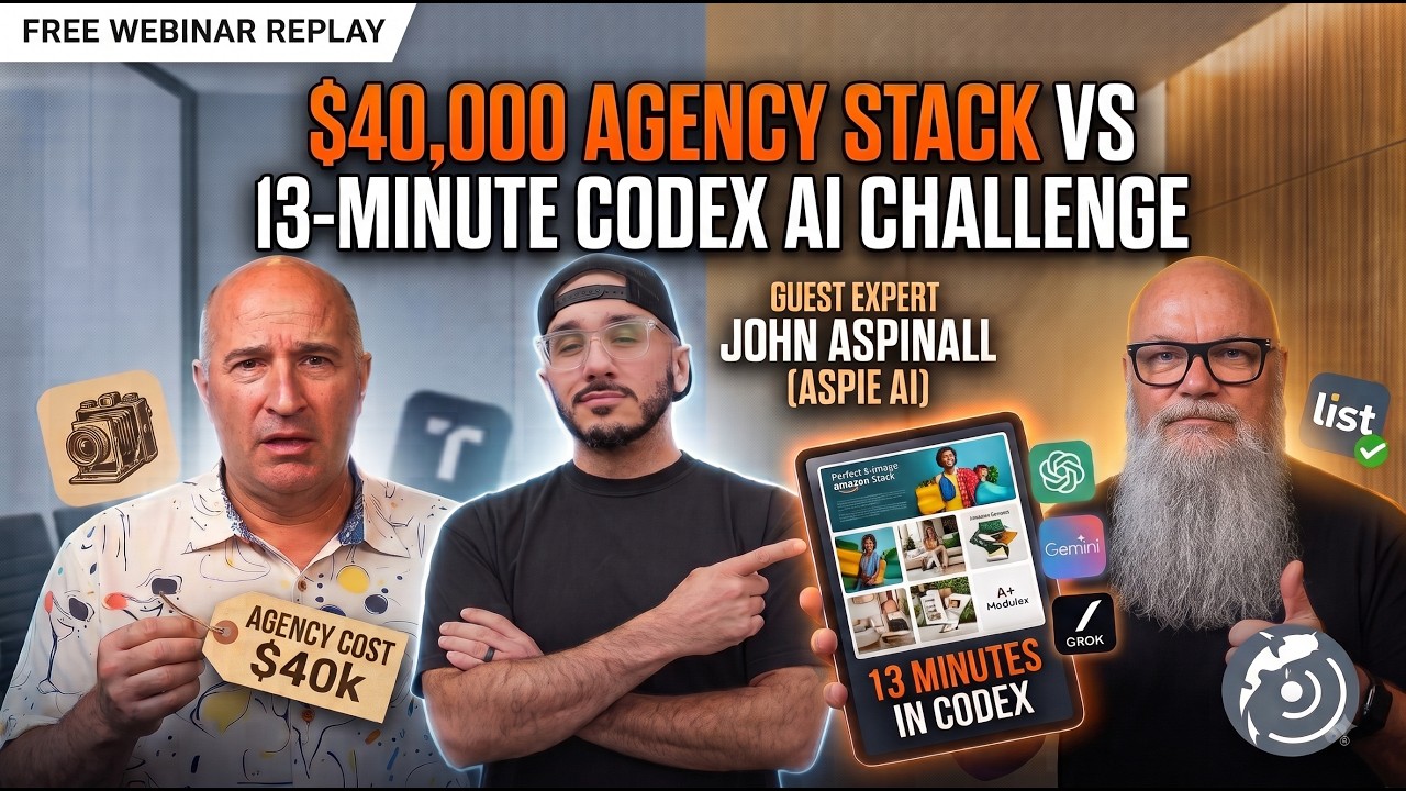 $40,000 to an Agency vs. 13 Minutes in Codex (Same Image Stack)