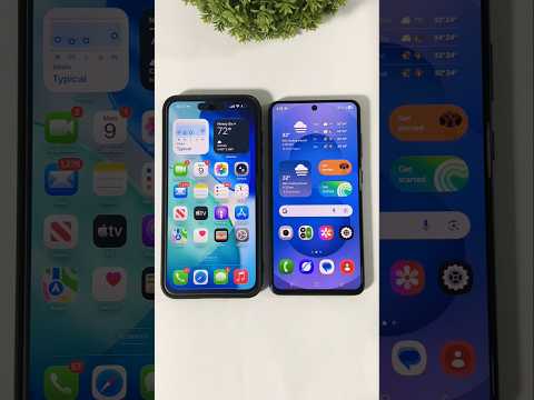 iOS 26 or One UI 7 Home Screen ? #ios26 #oneui7 #ios26update #oneui7update #apple #samsung