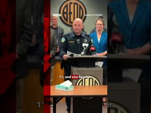 Three children and teacher killed in US primary school shooting. #Bend #Oregon #US #News #BBCNews