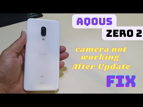 Sharp Aqous Zero 2 Camera Not Working | fix camera Error
