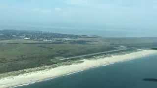 preview picture of video 'Flying Approach to Ocracoke Island'