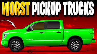 Mechanics Just Revealed The 7 Worst Pickup Trucks Right Now