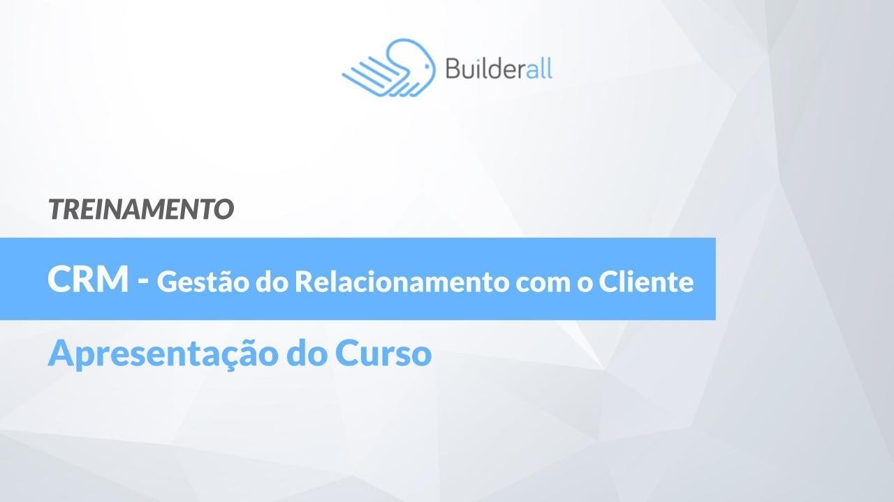 CRM - Apresentação do Curso
