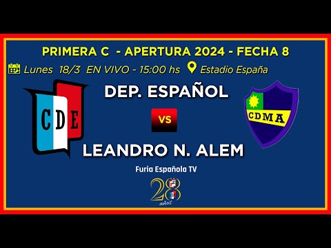 Dep. Español vs. Leandro N. Alem en VIVO - Primera C - Apertura 2024