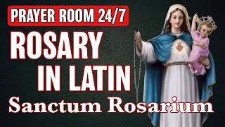 Rosary In Latin Prayer Room ✝︎ Sanctum Rosarium