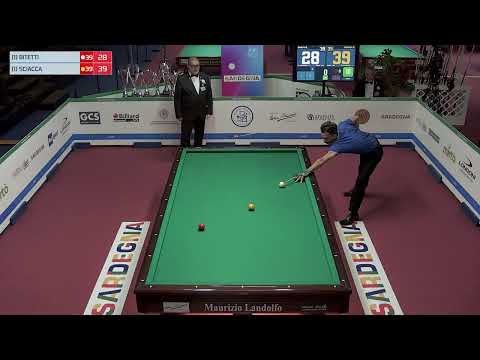Bitetti Andrea VS Sciacca Emilio - Campionati Italiani di Carambola 2022/2023 - Calangianus
