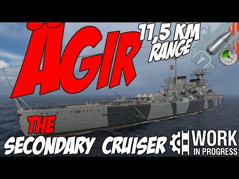 ÄGIR ❌ the GERMAN SECONDARY CRUISER ❌ WOWS