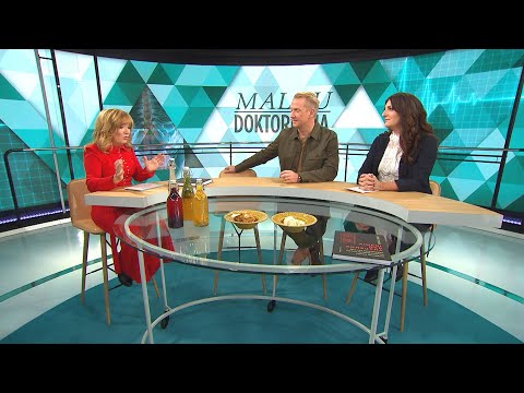 Nyhetsmorgon hälsar på i nya Malou Efter tio-studion - Malou Efter tio (TV4)