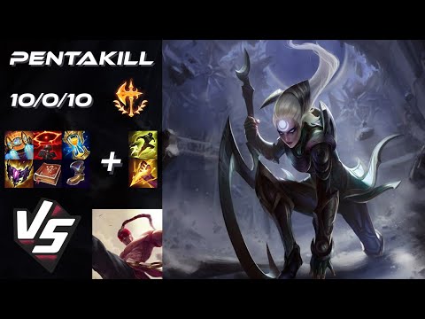 JUNGLE Diana vs Lee Sin [PENTAKILL] - NA Challenger Patch 25.S1.5